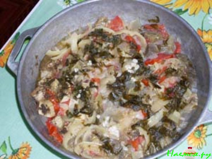 Курица по-грузински пряная