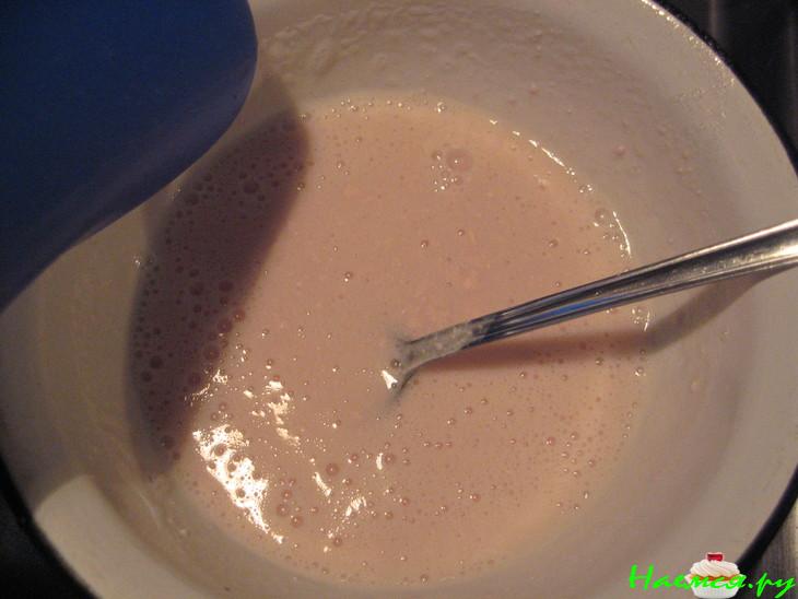 Торт с творогом и вишней (очередной)