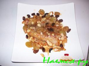 Рыба запеченная с виноградом