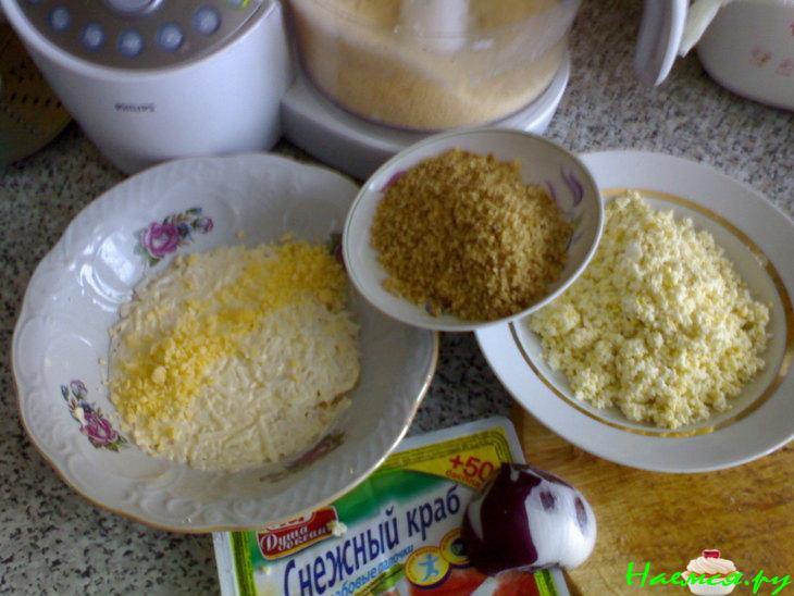 Салатик с орехами