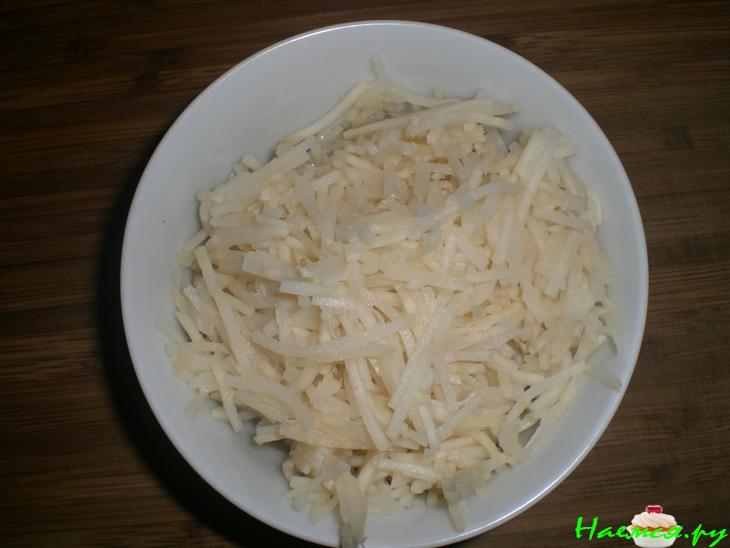 Салат с ветчиной "Экзотика"