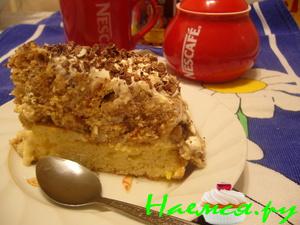 Торт "Кудрявый пинчер" со сгущенкой