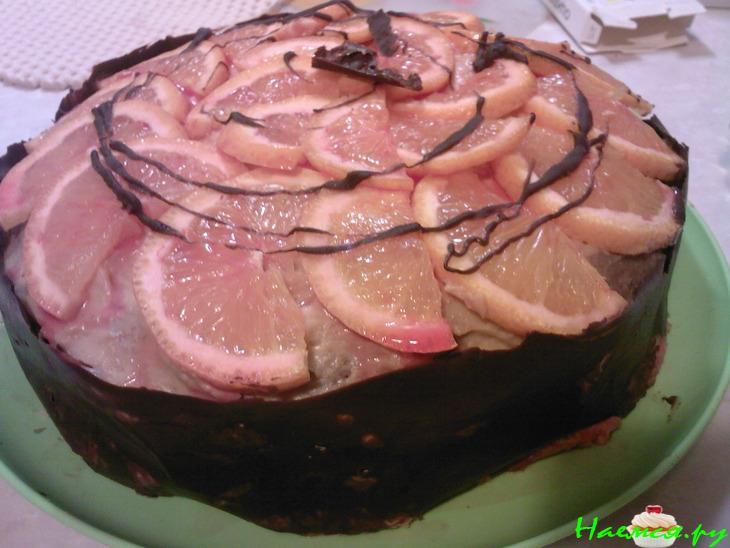 Торт пудинговый "Шахматный"