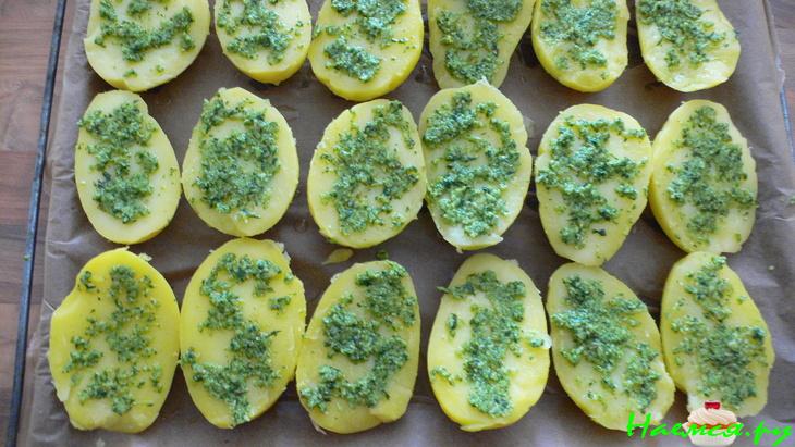 Картофельная пиццы с мацареллой