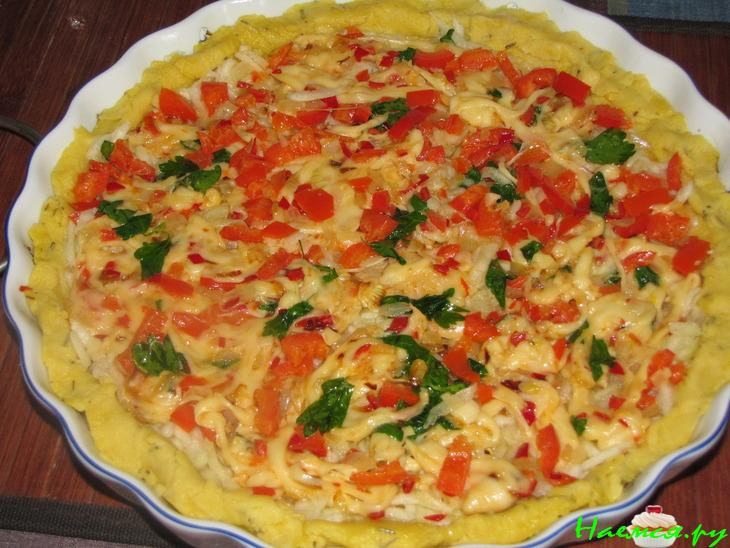 Полента с цуккини и сыром