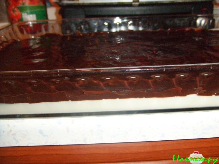 Молочно-шоколадный десерт (мухаллеби)