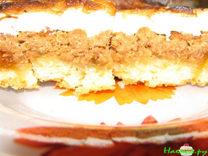 Пирог из песочного теста