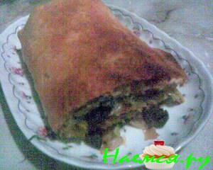 Вертута с грибами и капустой