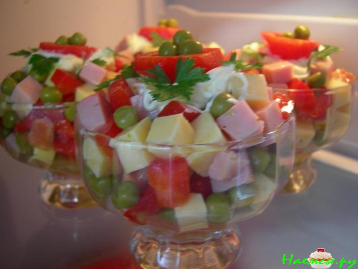 Салат "Воскресенье" с свиным балыком