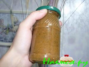 Густой острый айвово-яблочный соус