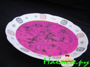 Свекольник с фасолью