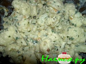 Цветная капуста с тахиной Цветная капуста с тахиной