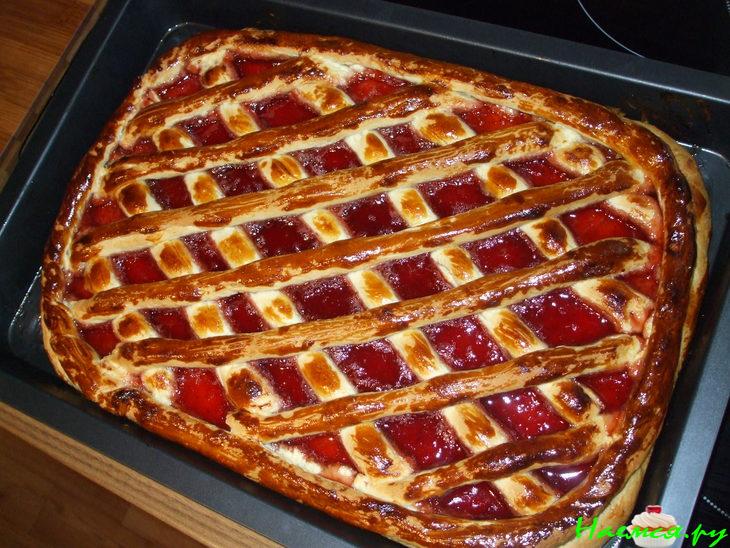 Пирог 'Решетка' с вареньем, наипростейший