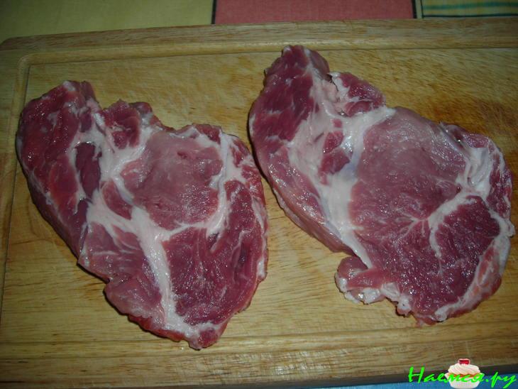 Отбивная из свиной шейки