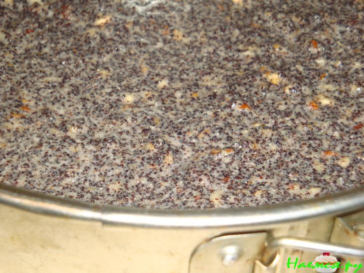 Маково-ореховый пирог без муки