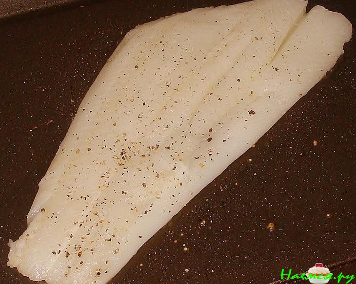 Морской язык с соусом