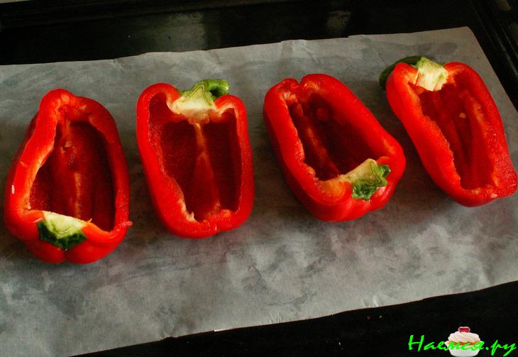 Перцовые чашечки с картофелем