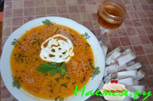 Борщ без мяса из-под города Хмельницкий