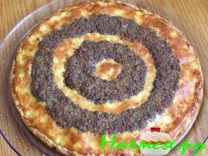 Маково-творожный пирог