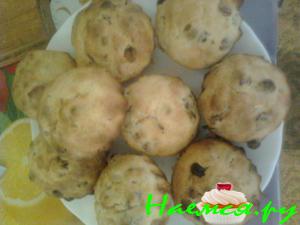 Кексы с изюмом