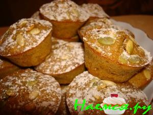 Тыквенные маффины с корицей и семечками