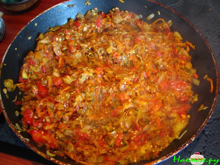 Лодочки из баклажанов