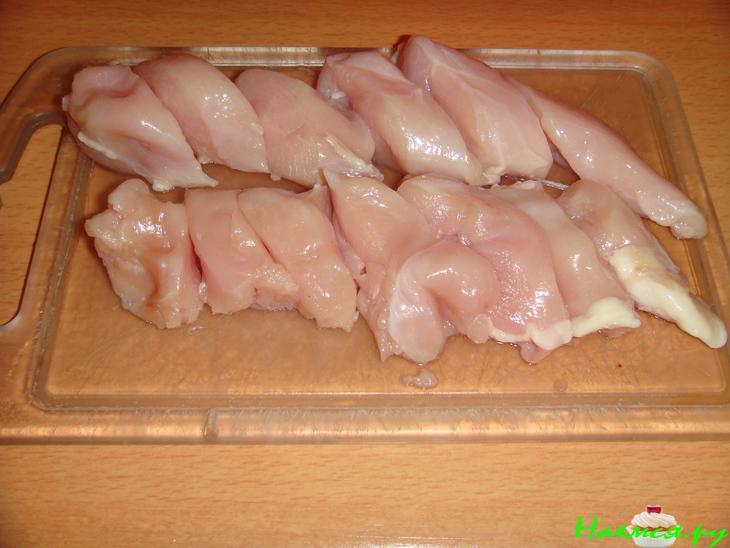 Куриные грудки в кляре