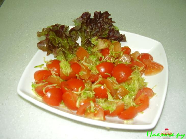 Простой овощной салатик Простой овощной салатик