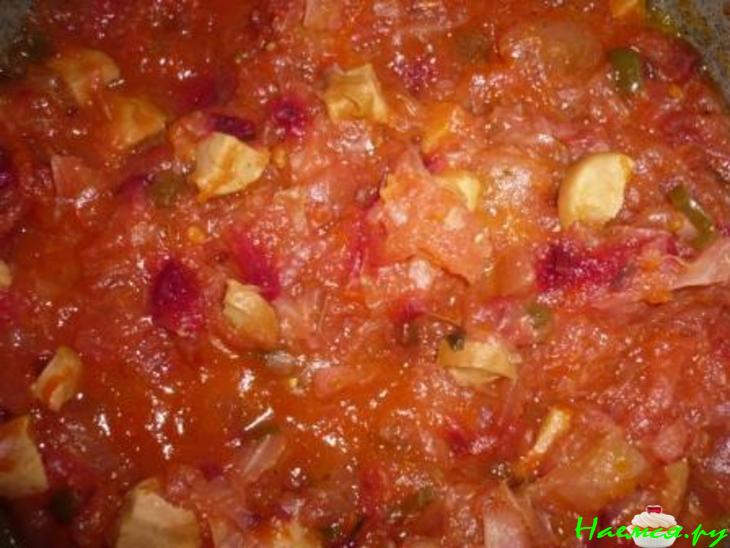 Летний овощной обед (борщ из молодых бурачков и рагу)