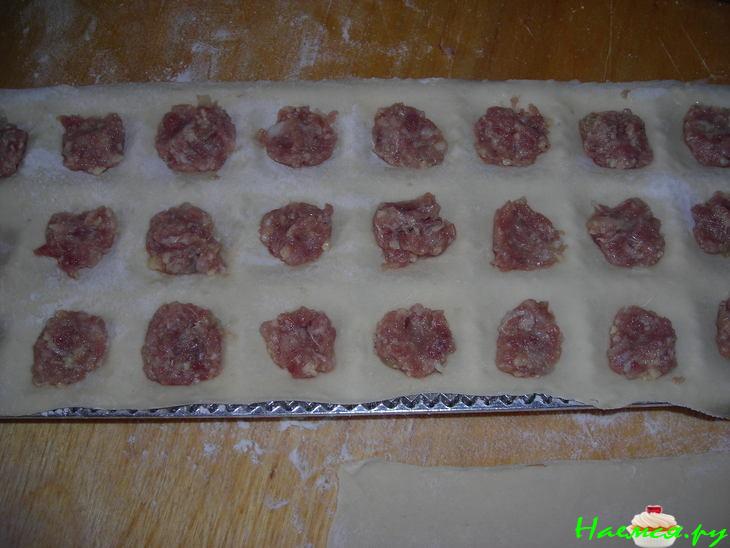 Равиоли с сырным соусом