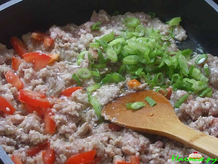 Простая запеканка (картофель и свиной фарш)