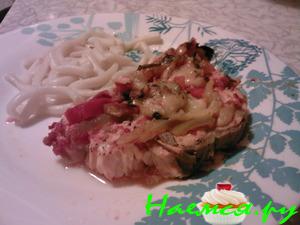 Запеченная рыбка (форель)