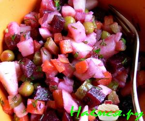 Винегрет с зеленым яблочком Винегрет с зеленым яблочком