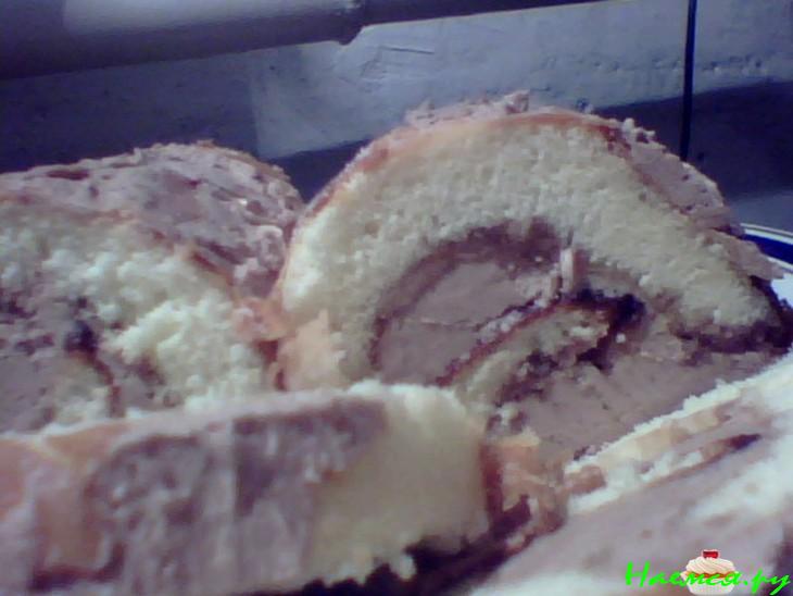 Классический рулет с кремом Классический рулет с кремом