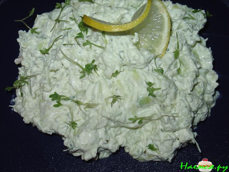 Авокадо-крем с кресс-салатом на завтрак (Cremeaufstrich)