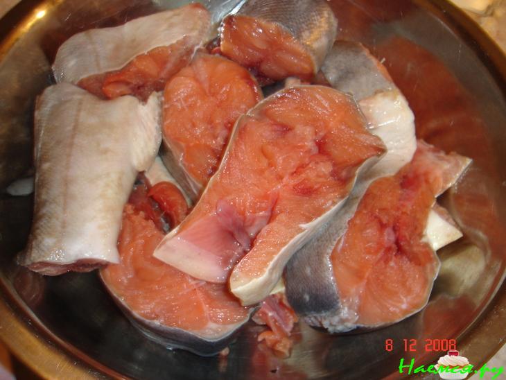 Горбуша в панировке