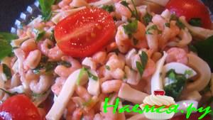 Салат для любителей морепродуктов