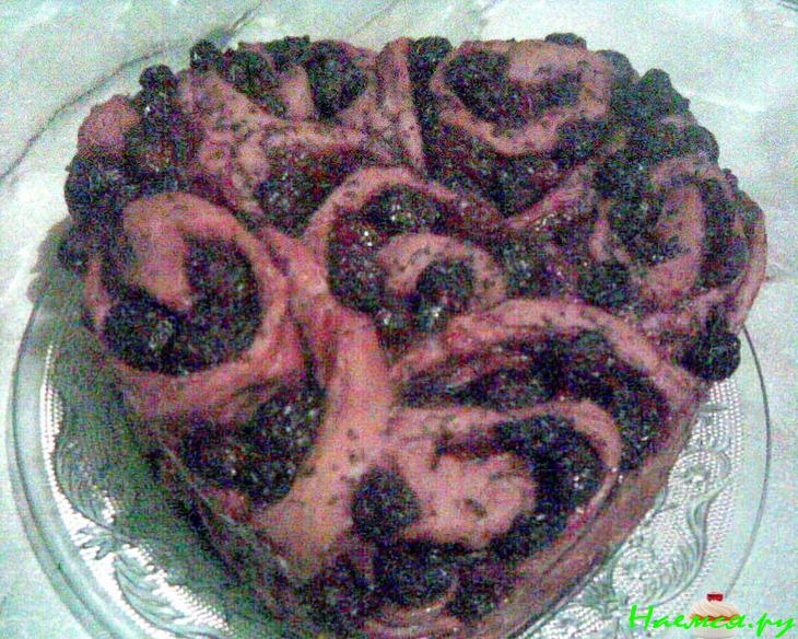 Пирог "Вишневое сердце"