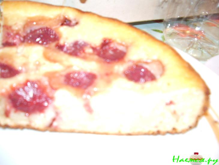 Творожный торт с клубникой