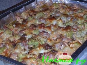 Запеканка из цветной капусты под золотистой сырной корочкой