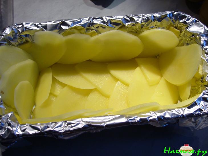 Мясная запеканка "Весеннее настроение"