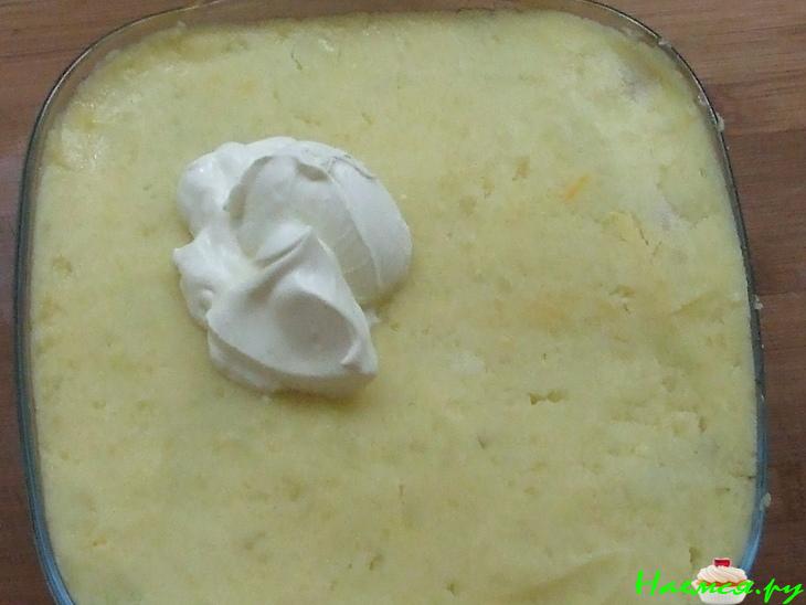 Простая запеканка (картофель и свиной фарш)