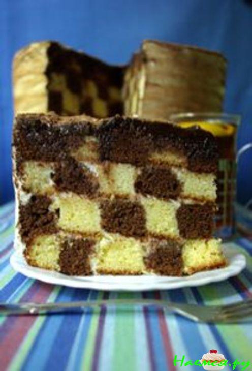 Шахматный торт