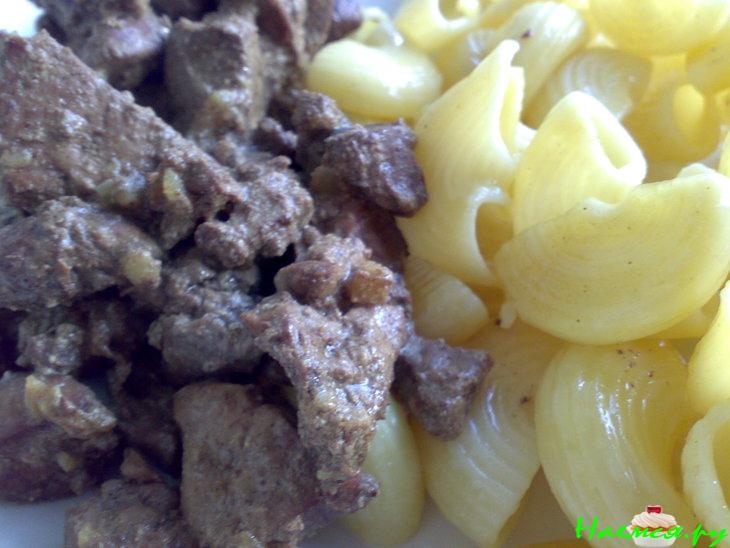 Жареная гусиная печенка