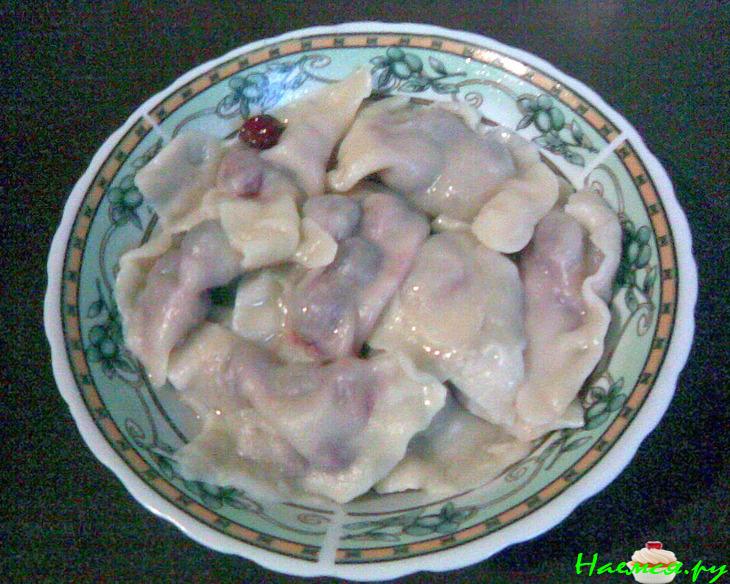 Постные вареники