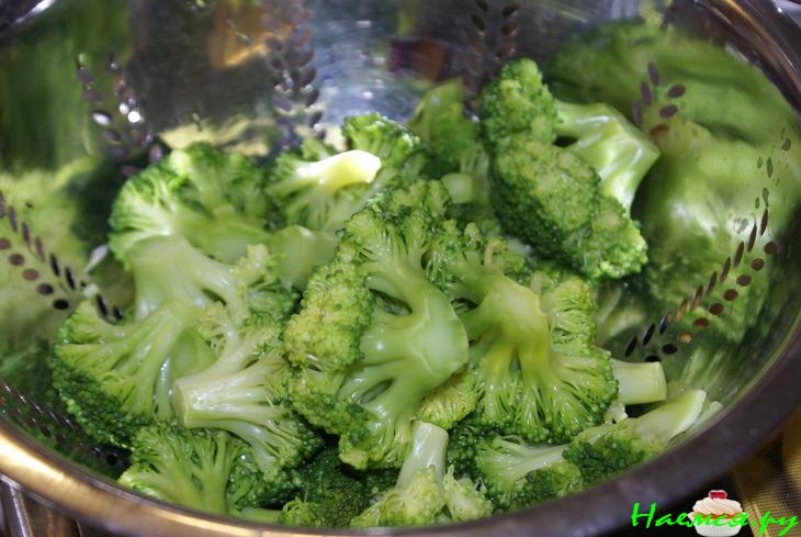 Пирог с брокколи и рисом