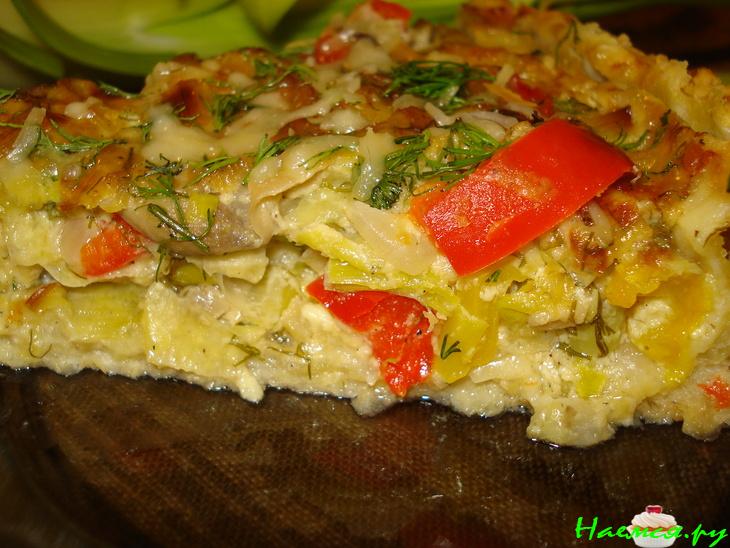 Прасопита /пирог с луком латук/