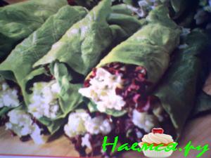 Сигары из салатных листьев