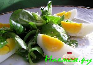 Салат "Корн с яйцом"