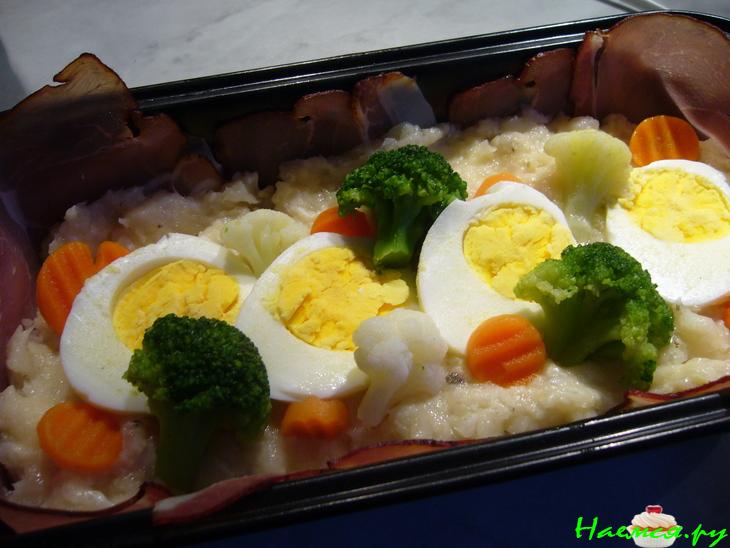 Рыбно-овощной террин